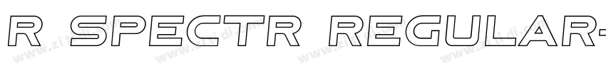 R Spectr Regular字体转换